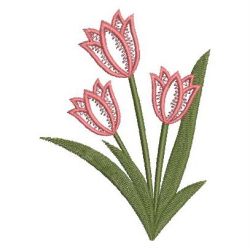 Tulips Decor 04 machine embroidery designs