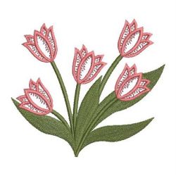 Tulips Decor 07 machine embroidery designs