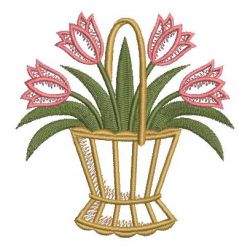 Tulips Decor 09 machine embroidery designs