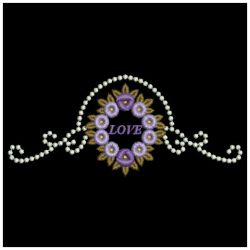 Candlewicking Rose Love(Md) machine embroidery designs