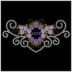 Candlewicking Rose Love 06(Md) machine embroidery designs