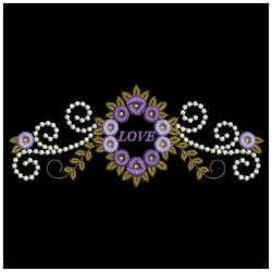 Candlewicking Rose Love 07(Md) machine embroidery designs