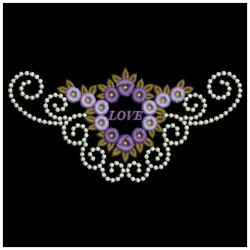 Candlewicking Rose Love 08(Md) machine embroidery designs