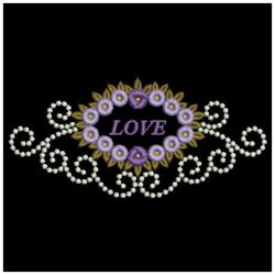 Candlewicking Rose Love 10(Sm) machine embroidery designs
