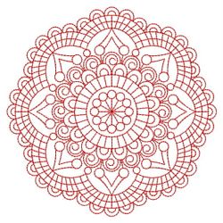 Redwork Round Symmetry Quilt 03(Sm) machine embroidery designs