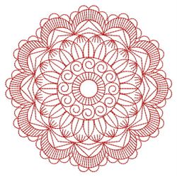 Redwork Round Symmetry Quilt 10(Md) machine embroidery designs
