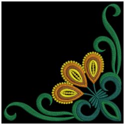 Elegant Folk Flower Corners 01(Sm) machine embroidery designs