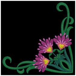 Elegant Folk Flower Corners 04(Sm)