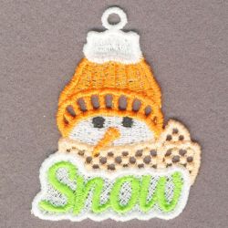 FSL Snowman Spirit 04 machine embroidery designs