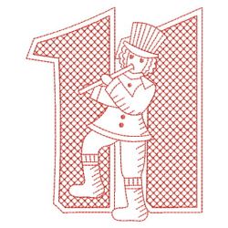 Redwork 12 Days Of Christmas 11(Sm)