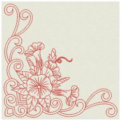 Redwork Morning Glory 02(Sm) machine embroidery designs