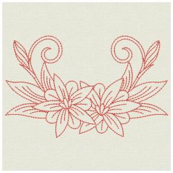 Redwork Alisan Gentiana 05(Lg) machine embroidery designs