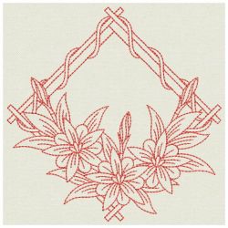 Redwork Alisan Gentiana 08(Lg) machine embroidery designs