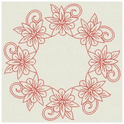 Redwork Alisan Gentiana 09(Lg) machine embroidery designs