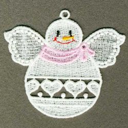 FSL Snowman Angels 07 machine embroidery designs