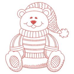 Redwork Winter Bears 08(Md)