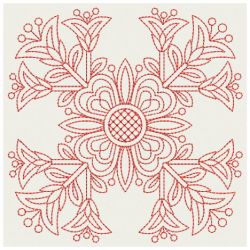 Redwork Quilts 05(Sm)