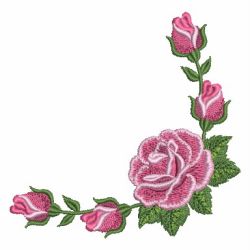 Romantic Roses 09 machine embroidery designs