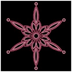 Candlewicking Snowflakes 01(Md) machine embroidery designs