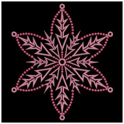 Candlewicking Snowflakes 02(Md) machine embroidery designs