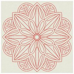 Redwork Flower Quilts 05(Md)