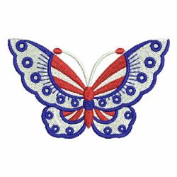 Patriotic Butterflies machine embroidery designs