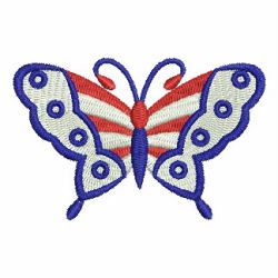 Patriotic Butterflies 05 machine embroidery designs