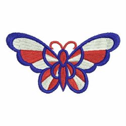 Patriotic Butterflies 08 machine embroidery designs