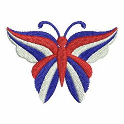 Patriotic Butterflies 10 machine embroidery designs