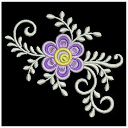 Heirloom Decorative Flowers 09 machine embroidery designs