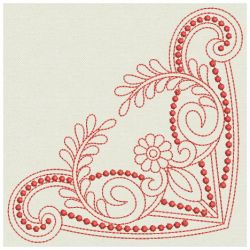 Redwork Decorative Corners 02(Sm)