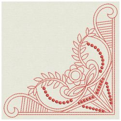 Redwork Decorative Corners 09(Md)