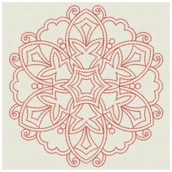 Redwork Symmetry Quilts 03(Lg) machine embroidery designs