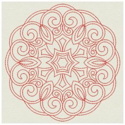 Redwork Symmetry Quilts 06(Lg)