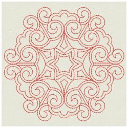 Redwork Symmetry Quilts 07(Lg)