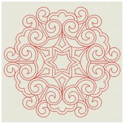 Redwork Symmetry Quilts 07(Lg)