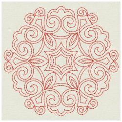 Redwork Symmetry Quilts 08(Lg)