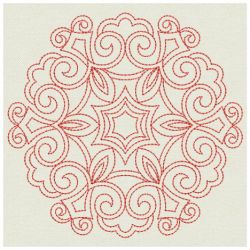Redwork Symmetry Quilts 08(Lg)