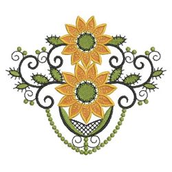 Patchwork Flowers 01(Sm) machine embroidery designs
