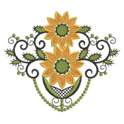 Patchwork Flowers(Lg) machine embroidery designs