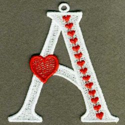 FSL Heart Alphabets 01 machine embroidery designs