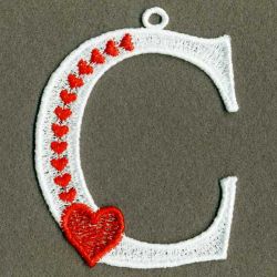 FSL Heart Alphabets 03 machine embroidery designs