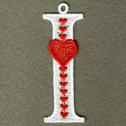 FSL Heart Alphabets 09 machine embroidery designs