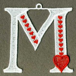 FSL Heart Alphabets 13 machine embroidery designs