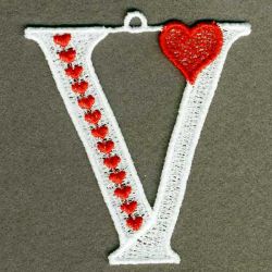 FSL Heart Alphabets 22 machine embroidery designs