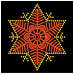 Gold Candlewicking Snowflakes(Md) machine embroidery designs