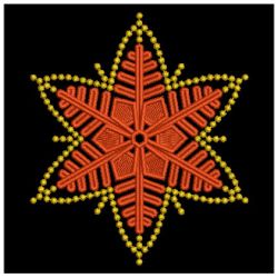 Gold Candlewicking Snowflakes 02(Sm)