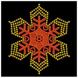 Gold Candlewicking Snowflakes 06(Lg)