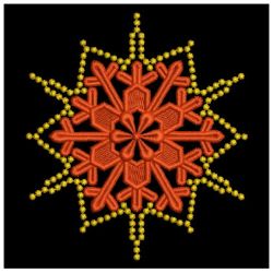 Gold Candlewicking Snowflakes 07(Sm)