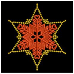 Gold Candlewicking Snowflakes 08(Sm)